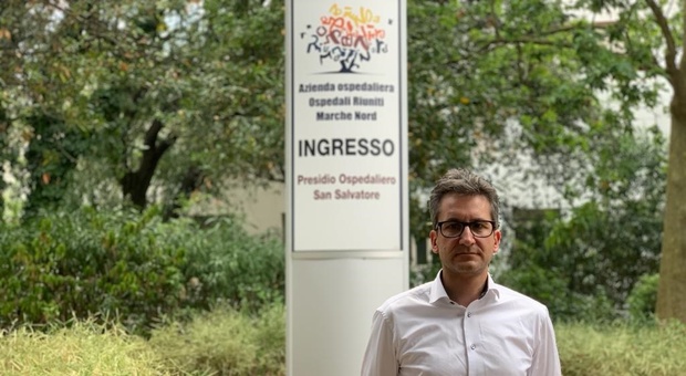 L'assessore regionale all'edilizia ospedaliera Francesco Baldelli