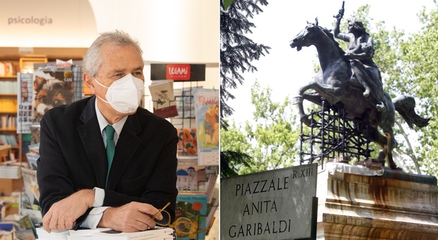 Roma, Francesco Rutelli: «Restaurate la statua di Anita Garibaldi al Gianicolo»