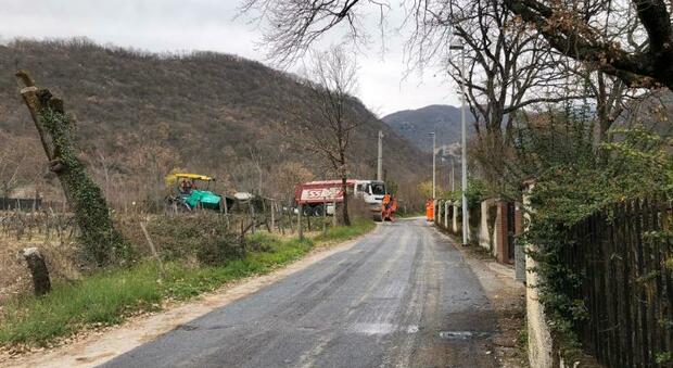 Nuovo asfalto: intervento effettuato su via Veneto a Madonna del Passo