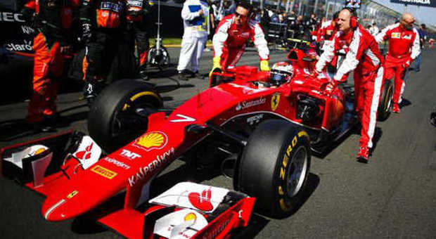 La Ferrari SF15-T di Sebastian Vettel