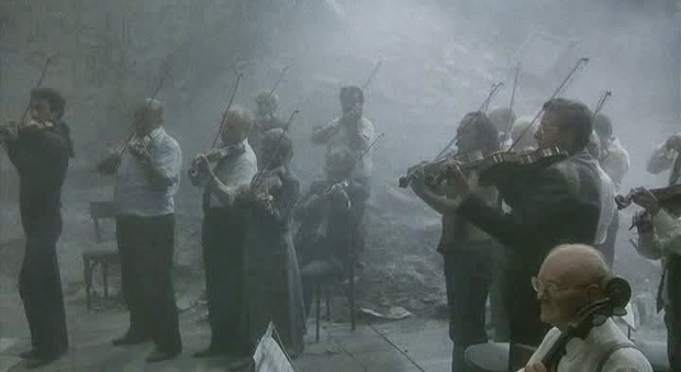 Una scena di "Prova d'orchestra"