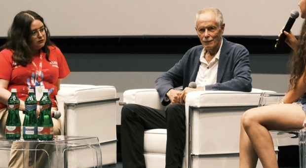 L'incontro con lo scrittore Erri De Luca durante la giornata di apertura del 53esimo festival di Giffoni