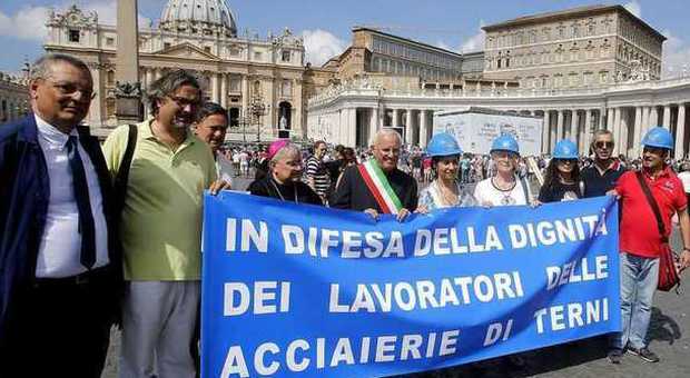 Ast, Papa Francesco fa appello a Tk «Non prevalga la logica del profitto»
