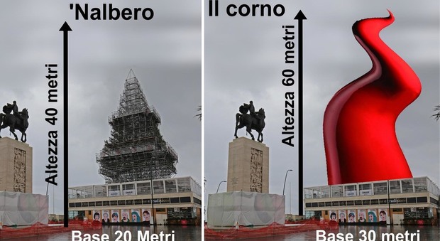Napoli scaramantica, un «Cuorno» dopo «N'albero» per Natale 2017