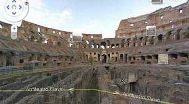 Passeggiata virtuale nel Colosseo