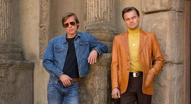 Brad Pitt e Leonardo DiCaprio nel film "C'era una volta a Hollywood" di Quentin Tarantino