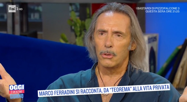 Marco Ferradini ospite di "Oggi è un altro giorno" (Foto da video)