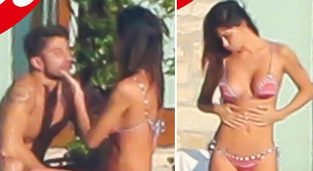 Belen Rodriguez e Andrea Iannone in un resort esclusivo sul Lago di Garda