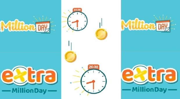 Caccia al milione: Million Day e Million Day Extra, i numeri vincenti delle estrazioni di oggi, sabato 15 luglio