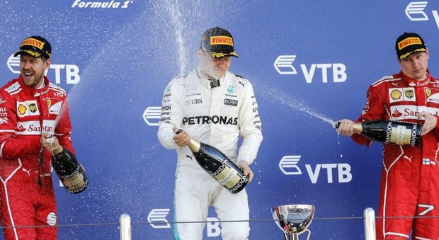 Formula 1, in Russia vince Bottas. Seconda e terza le Ferrari di Vettel e Raikkonen