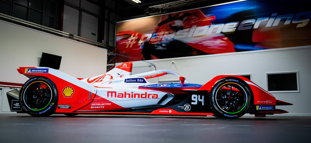 La M7Electro, nuova monoposto Mahindra per il campionato di Formula E