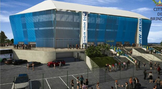 Un rendering del progetto per la New Arena