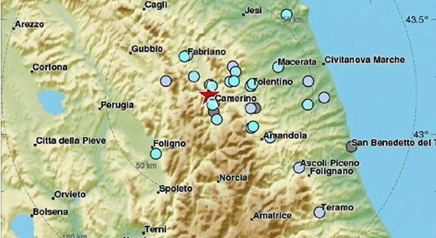 Terremoto, scossa nella notte nel Maceratese: magnitudo 3.5, avvertita dalla popolazione