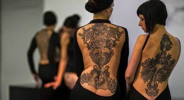 Tatuaggi realizzati da Marco Manzo (foto di International Tattoo Expo Roma)