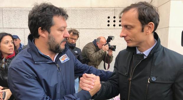 Salvini a Trieste, dal questore accompagnato da Fedriga