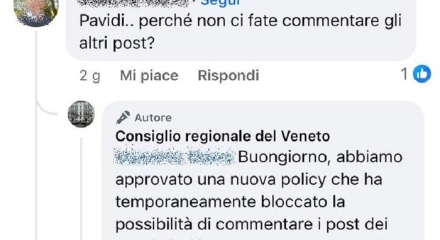 Consiglieri offesi sui social, la Regione blocca i commenti: «Troppa volgarità contro l’istituzione»