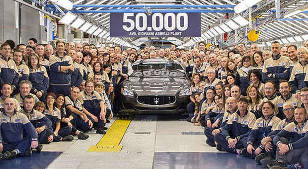 La Maserati numero 50.000 prodotta a Grugliasco