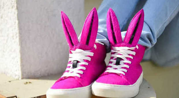 Bunny Sneaks, le scarpe di tendenza hanno le orecchie da coniglietto