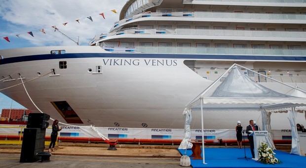 Fincantieri, varata ad Ancona "Viking Venus": si tratta della settima di 20 unità in totale previste
