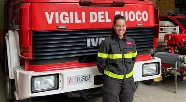 Giorgia, prima pompiera volontaria: «Ho realizzato il mio sogno da bimba»
