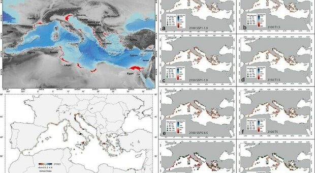 L'allarme degli scienziati: il Mediterraneo sta salendo pericolosamente. A rischio anche alcune coste pugliesi. Lo studio