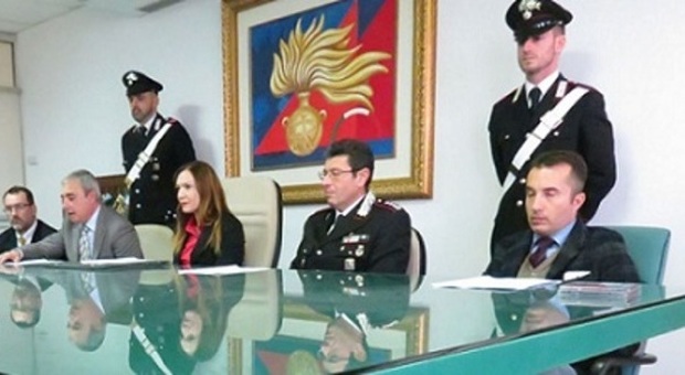 La conferenza stampa dei carabinieri del Ros