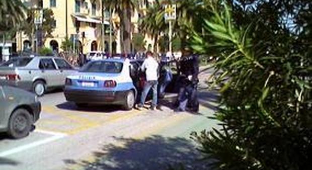 I controlli della polizia a San Benedetto