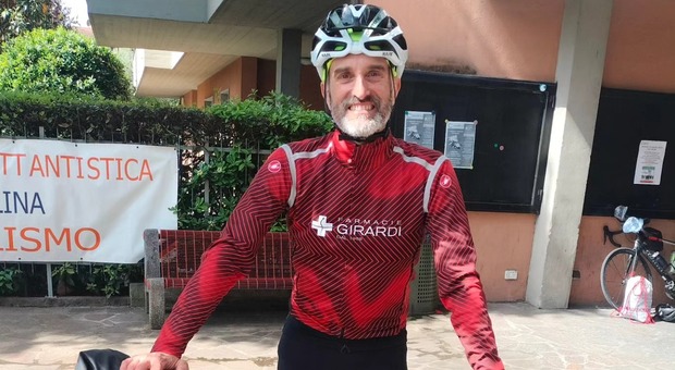 Alberto Populin, ciclista dilettante
