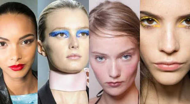 Make up di Jean Paul Gaultier, Dior, Marni e Kenzo