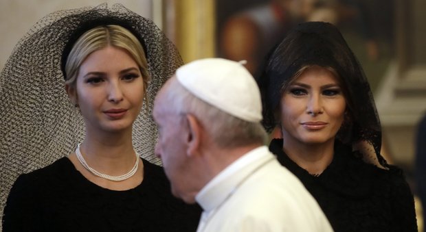 Trump a Roma, Melania e Ivanka tra glam, lacrime e politica