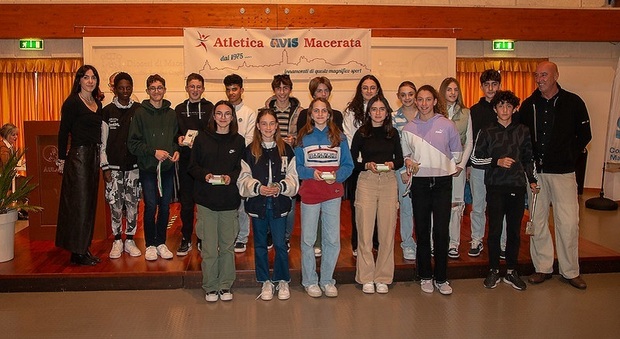L'Atletica Avis Macerata premia le stelle: parata di giovani talenti alla 45° festa dell'atleta