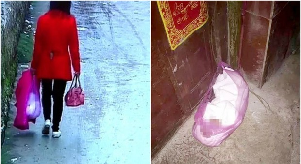 Cina, partorisce e getta il suo bimbo in strada in una busta di plastica