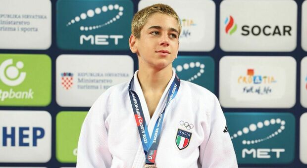 Francesco Crociani, stella del tatami: da Montalto ai mondiali di Zagabria è medaglia di bronzo di judo