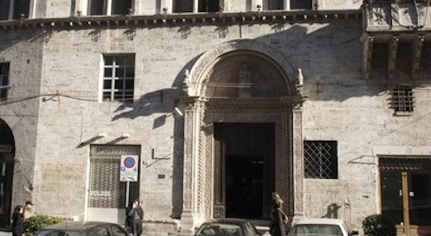 Il palazzo di procura generale e Corte d'appello a Perugia