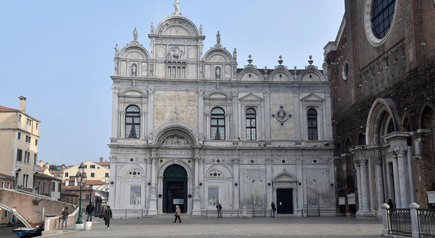 L'ingresso dell'ospedale civile di Venezia