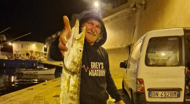 Pesca record in Salento: catturato un barracuda di oltre sette chili