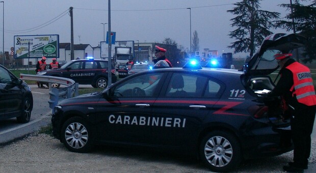 I carabinieri che avevano effettuato alcuni degli arresti
