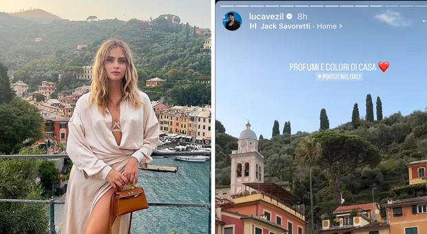 Valentina Ferragni a Portofino, ma c'è anche l'ex Luca Vezil. I fan: «Ritorno di fiamma?»