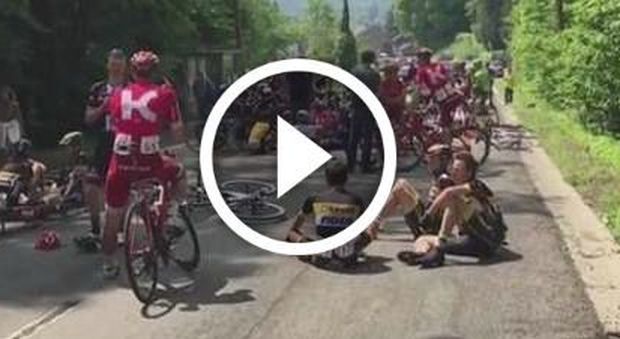 Stig Broeckx in coma dopo la caduta al Giro del Belgio
