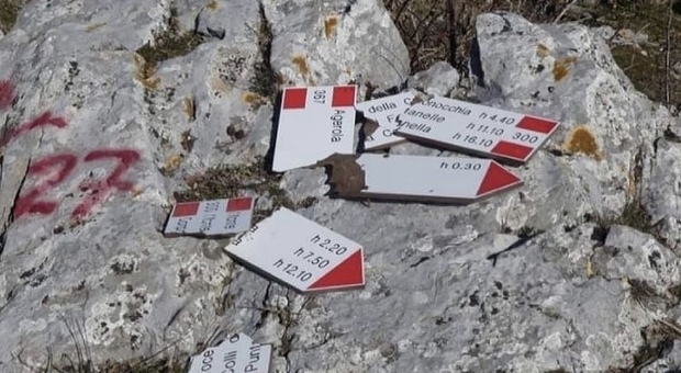 Agerola, segnaletica distrutta nel parco dei monti Lattari: la denuncia del Cai