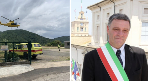 Cade nel dirupo durante un sopralluogo, grave il sindaco di Vico nel Lazio Claudio Guerriero