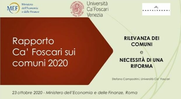Rapporto Ca' Foscari 2020, Comuni in crisi: fenomeno in crescita