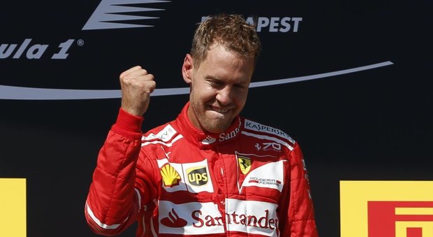 Gp d'Ungheria, Vettel: "Sono al settimo cielo ma è stata una gara difficile"