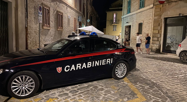 I carabinieri sul posto