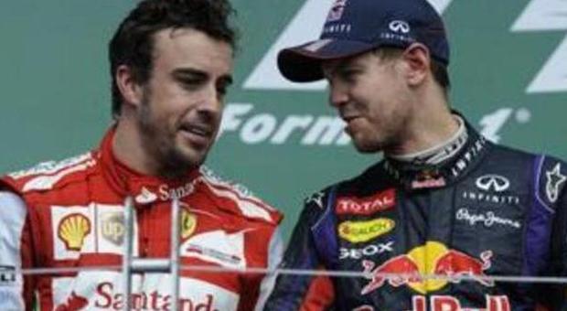 Fernando Alonso e Sebastian Vettel