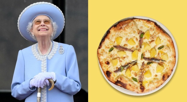 Regina Elisabetta, a Roma una pizza con the, biscotti e acciughe in memoria della sovrana scomparsa