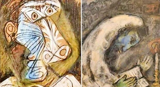 Dipinti di Picasso e Chagall rubati 14 anni fa, ritrovati in un seminterrato in Belgio