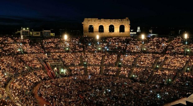 Arena di Verona nuovamente con il pubblico (foto di repertorio)