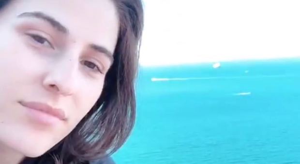 Diana Del Bufalo a Salerno tra set e vacanze: «Sono la più felice del mondo»