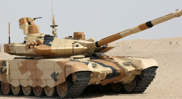 Il T-90 MS russo in azione